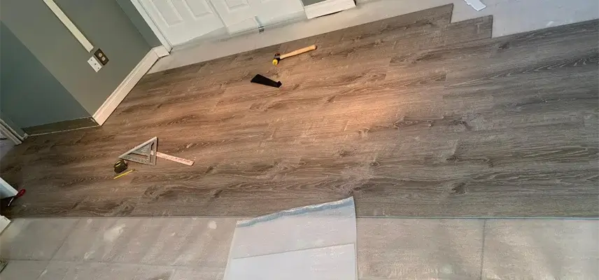 Very well installed wooden floor